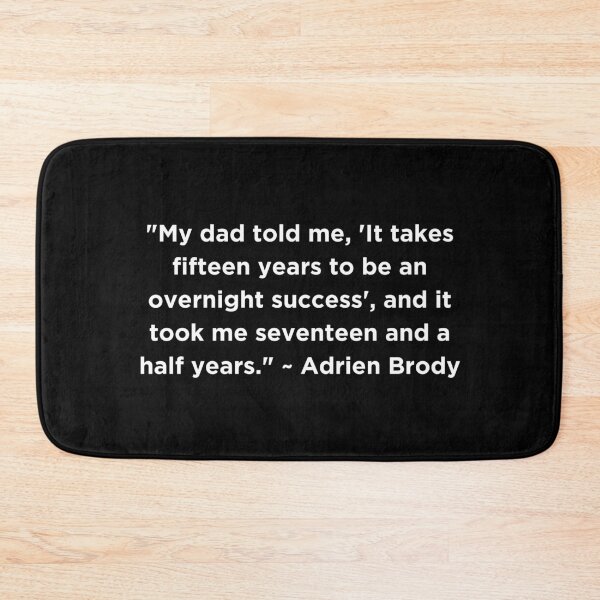 Item preview, Adrien Brody Quote designed and sold by adelferhat.