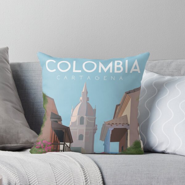 Item preview, Cartagena colombia travel poster vintage poster designed and sold by Arctic frame studio.