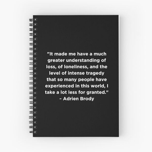 Item preview, Adrien Brody Quote designed and sold by adelferhat.