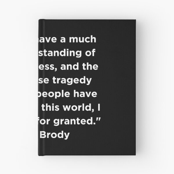 Item preview, Adrien Brody Quote designed and sold by adelferhat.