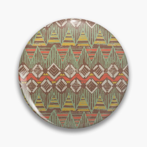 Item preview, Geometric retro afrikan pattern designed and sold by Alessandro Remo Mazzoni Remotextiles.