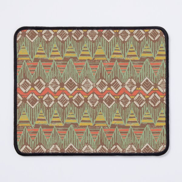 Item preview, Geometric retro afrikan pattern designed and sold by Alessandro Remo Mazzoni Remotextiles.