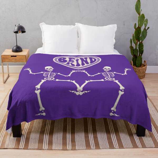 Item preview, BE KIND heart happy positive skeleton unity day designed and sold by VieBelieve.