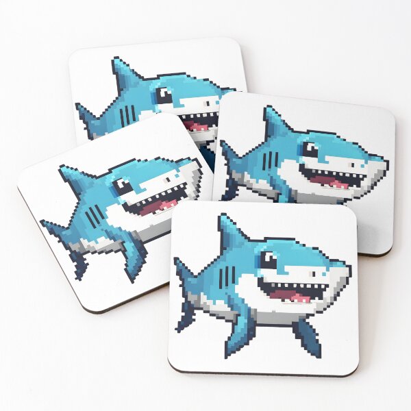 Item preview, Pixel shark designed and sold by mancikart.