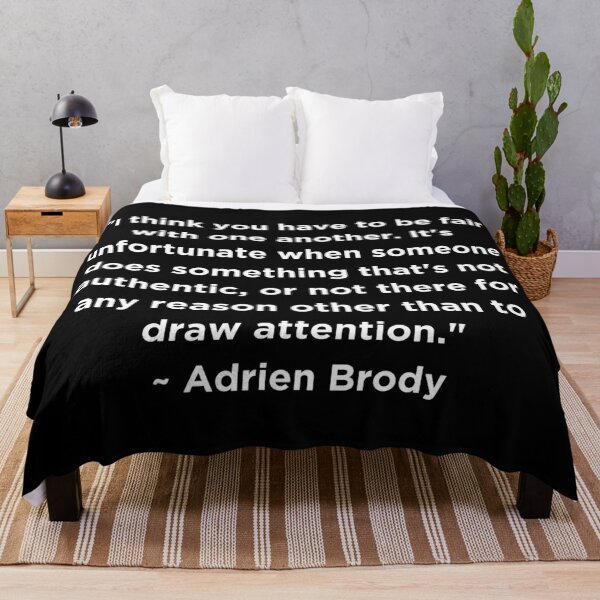Item preview, Adrien Brody Quote designed and sold by adelferhat.