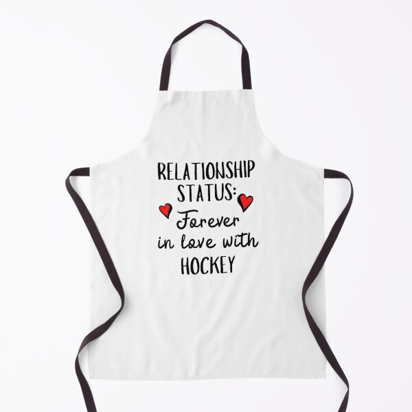 Item preview, Relationship status: Forever in love with hockey designed and sold by TheGreenGoat.