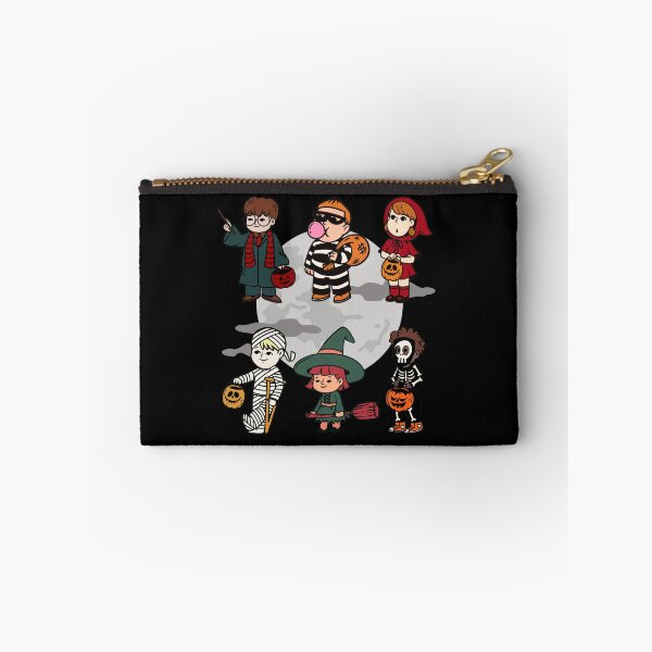 Item preview, Halloween and Funny Costumed Children In The Moonlight designed and sold by MomLifeDesign.