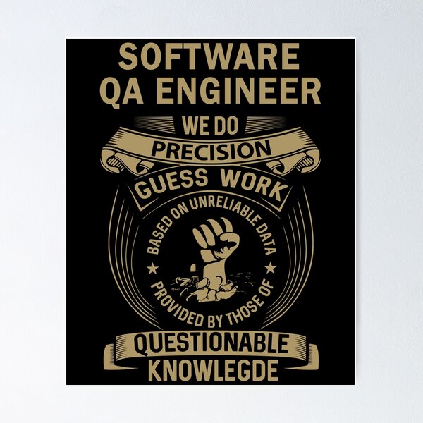 Artikel-Vorschau von Software-QA-Ingenieur, designt und verkauft von MiraclePitts.