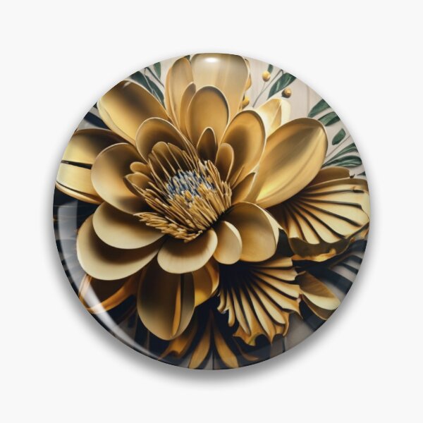 Item preview, A beautiful gold flower  designed and sold by veeaiart.