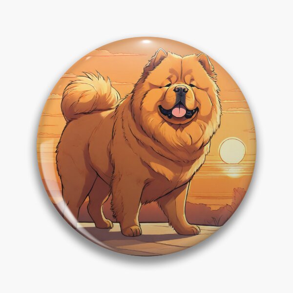Item preview, Golden Chow Chow Sunset designed and sold by GleamingGiant.