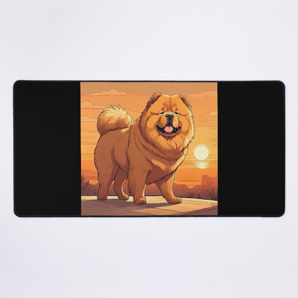 Item preview, Golden Chow Chow Sunset designed and sold by GleamingGiant.