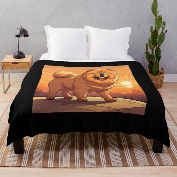 Item preview, Golden Chow Chow Sunset designed and sold by GleamingGiant.