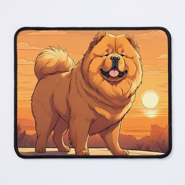 Item preview, Golden Chow Chow Sunset designed and sold by GleamingGiant.