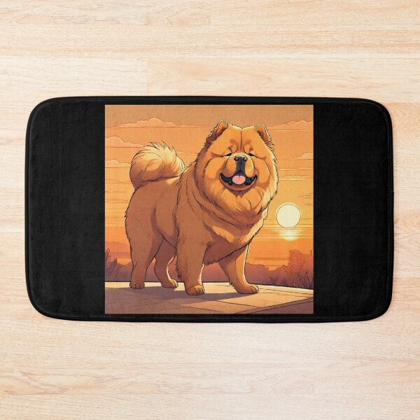 Item preview, Golden Chow Chow Sunset designed and sold by GleamingGiant.