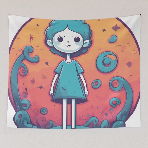 Item preview, Cosmic Explorer: The Girl on the Tentacled Planet designed and sold by TrendyMingle.
