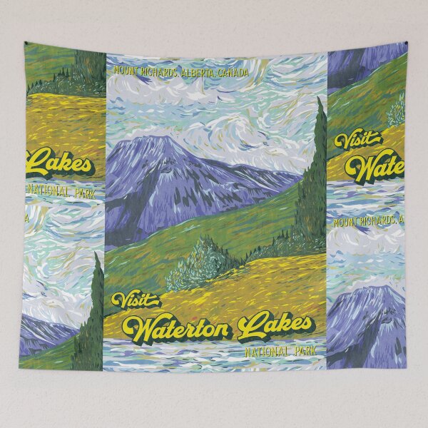 Item preview, Waterton Lakes National Park Canada Poster designed and sold by JordanHolmes.