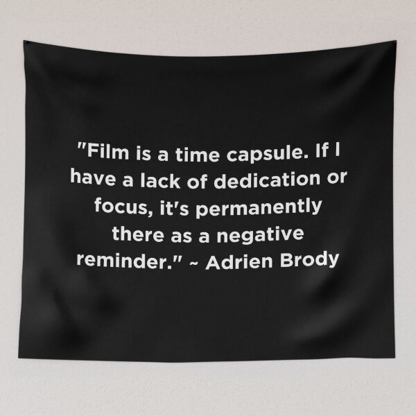 Item preview, Adrien Brody Quote designed and sold by adelferhat.
