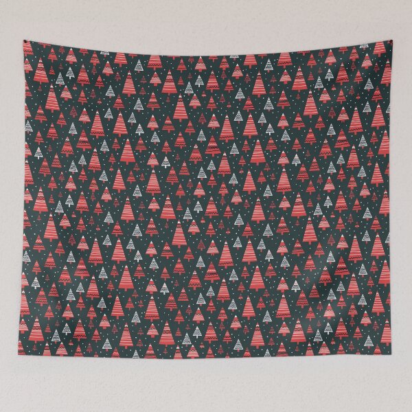 Item preview, "Festive Forest" Christmas Pattern: A Whimsical Winter Wonderland! designed and sold by Loffartdesign.