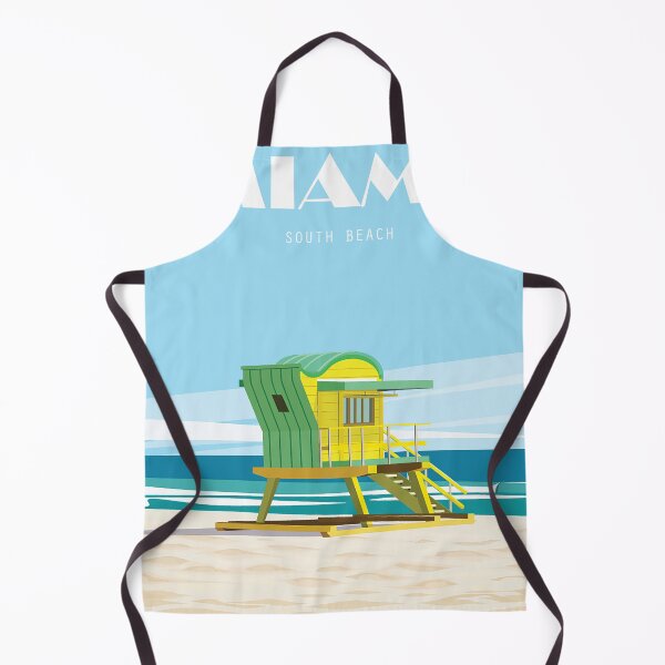 Item preview, Miamia beach travel poster miami beach wall art designed and sold by Arctic frame studio.