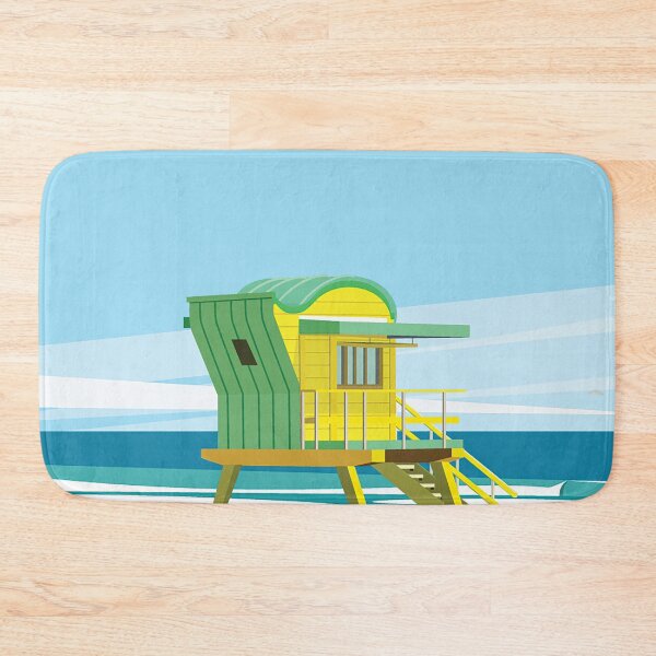 Item preview, Miamia beach travel poster miami beach wall art designed and sold by Arctic frame studio.