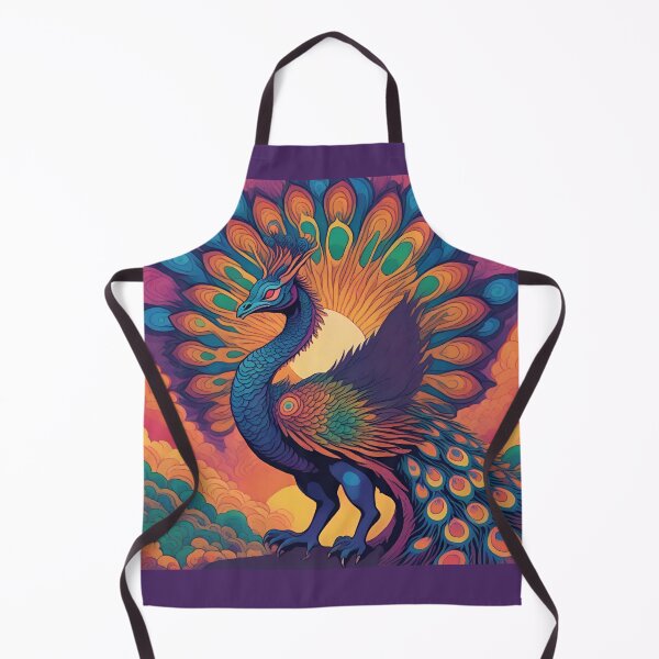 Item preview, Psychedelic Peacock Dragon designed and sold by GleamingGiant.