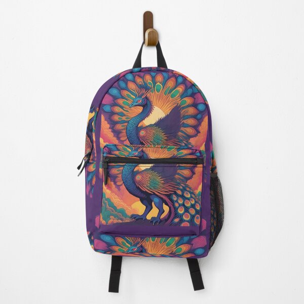 Item preview, Psychedelic Peacock Dragon designed and sold by GleamingGiant.