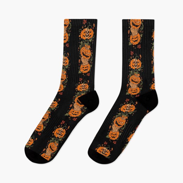 Item preview, SCARY PUMPKINS BLACK HALLOWEEN designed and sold by DadaVa.