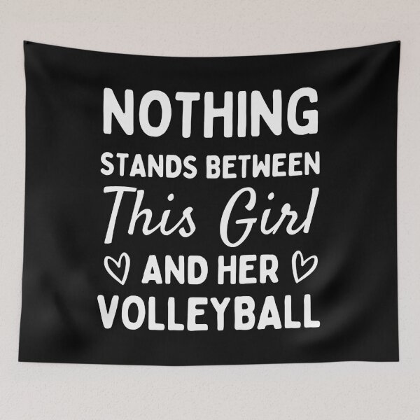 Item preview, Nothing stands between this girl and her volleyball designed and sold by TheGreenGoat.