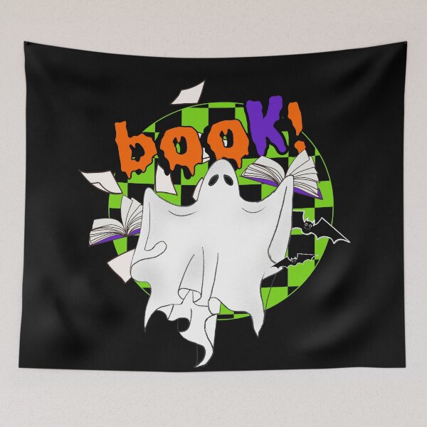 Item preview, 90s retro vibe halloween boo haunting books designed and sold by VieBelieve.