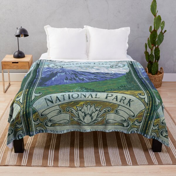 Item preview, Waterton Lakes National Park Canada Vintage designed and sold by JordanHolmes.