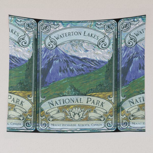Item preview, Waterton Lakes National Park Canada Vintage designed and sold by JordanHolmes.