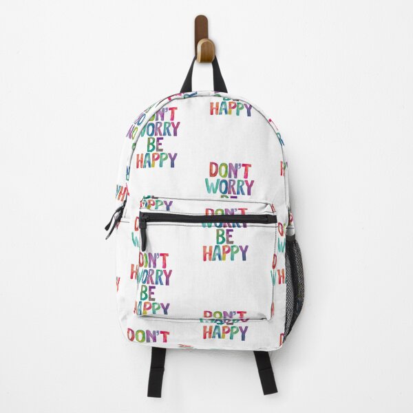 Item preview, Don't Worry Be Happy ffffff designed and sold by MotivatedType.