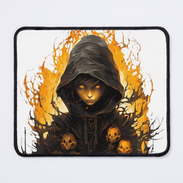 Item preview, Angry woman and pumpkin - Halloween night designed and sold by Paint U by Krisanee.