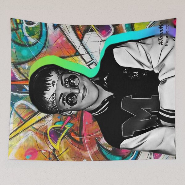 Item preview, Sigfi, Sigfinnur, teen, sunglasses, graffitti, cool, pop art, maggamaria79, mariaicelanddesign, Margret Maria Gudjonsdottir,  designed and sold by Maggamaria79.