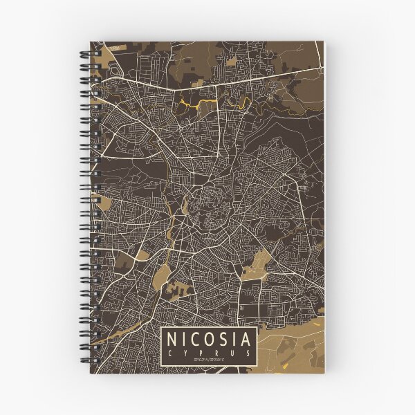 Artikelvorschau, Nikosia Stadtplan von Zypern – Pastell entworfen und verkauft von deMAP.