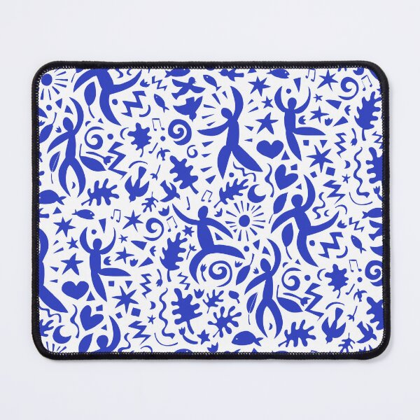Item preview, Cuban Salsa - blue on white - contemporary dance pattern by Cecca Designs designed and sold by Cecca-Designs.