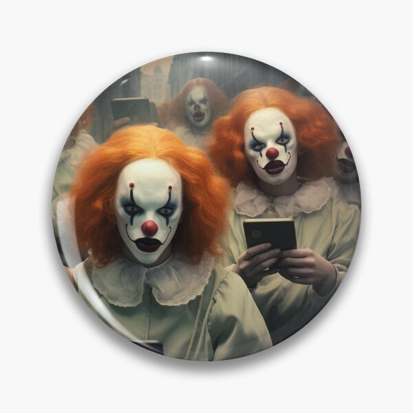 Item preview, Evil Clowns with Smarphones  designed and sold by FearFood.