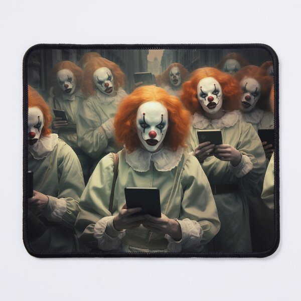 Item preview, Evil Clowns with Smarphones  designed and sold by FearFood.
