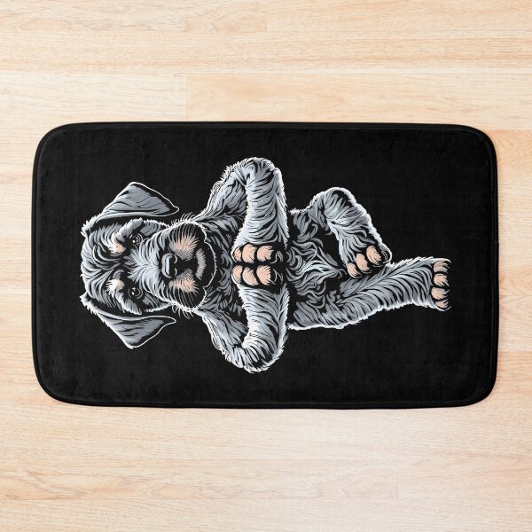 Item preview, Miniature Schnauzer Yoga Puppy Dog Tree Pose Vrikshasana designed and sold by GrandeDuc.