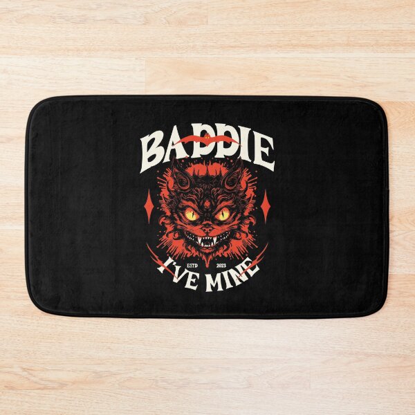 Item preview, IVE mine baddie cat halloween spooky typography dive | Morcaworks designed and sold by Morcawork.