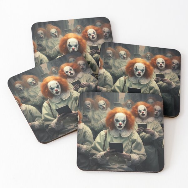 Item preview, Evil Clowns with Smarphones  designed and sold by FearFood.