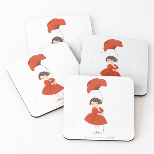 Item preview, Poppies Flower Girl designed and sold by lisasaputra.