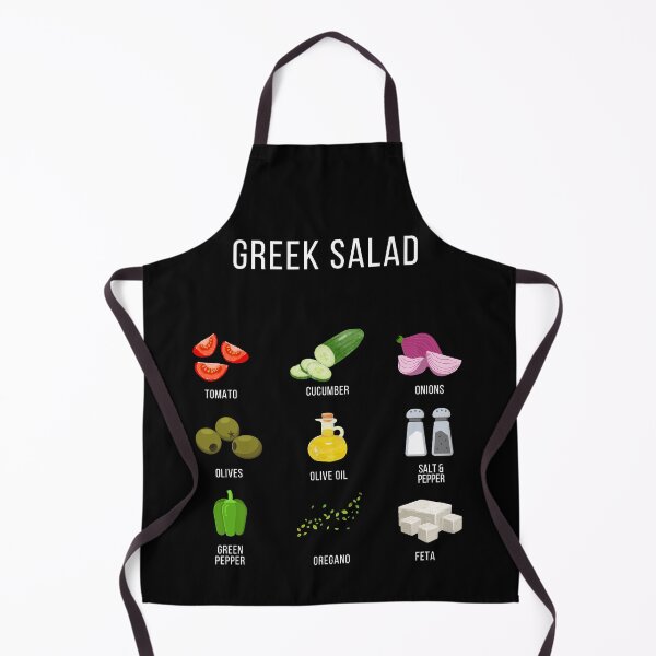 Item preview, Culinary Canvases: Greek Salad Ingredients designed and sold by Coastal Garden Design Studio.