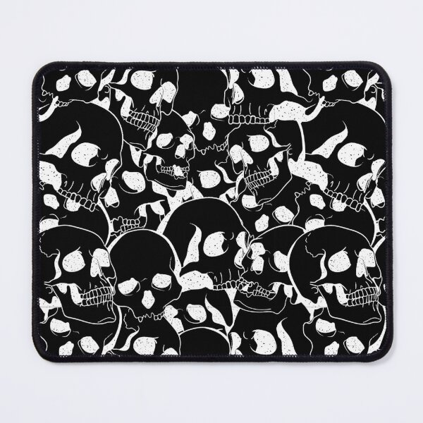 Item preview, Skulls Pattern (white) designed and sold by Sarya Art.