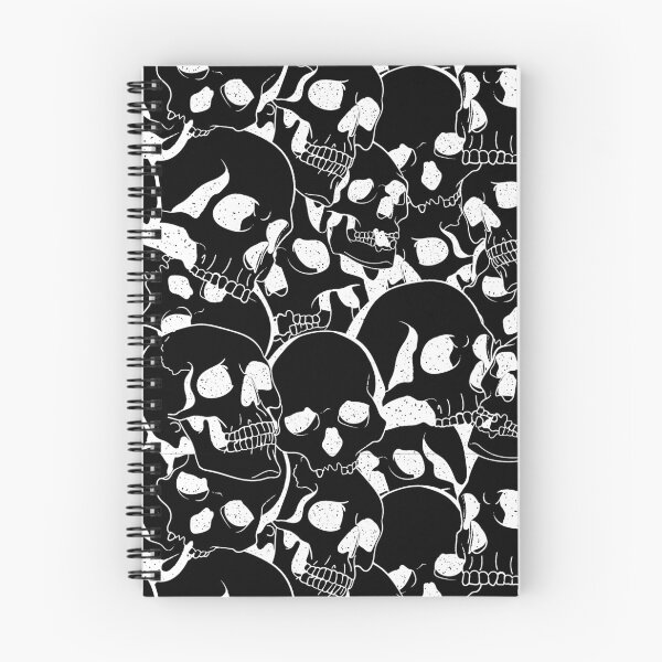 Item preview, Skulls Pattern (white) designed and sold by Sarya Art.