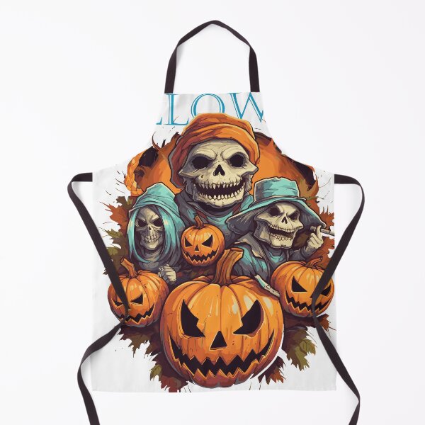 Item preview, 3 skulls and pumpkin - Halloween night designed and sold by Paint U by Krisanee.