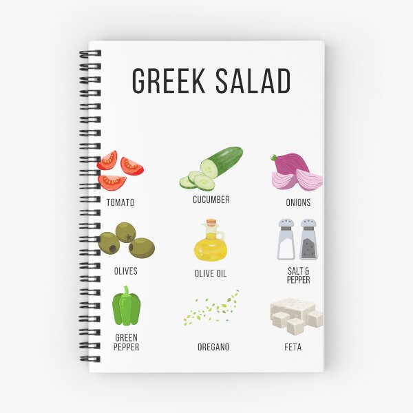 Item preview, Greek Salad Ingredients designed and sold by Coastal Garden Design Studio.