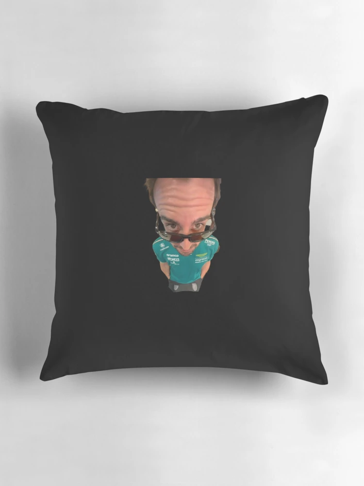 Imagen 3 de 4, Cojín con la obra Meme Fernando Alonso, diseñada y vendida por InvictusDesign.