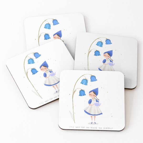 Item preview, Bluebells Flower Girl designed and sold by lisasaputra.