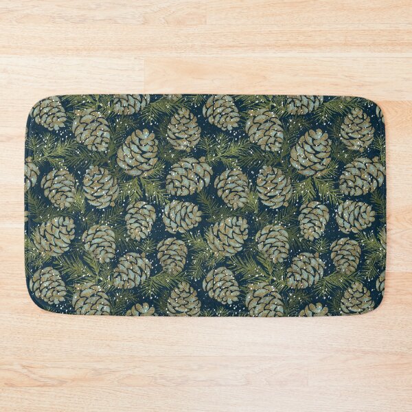 Item preview, Pine cones in the snow designed and sold by Amilia Korre.